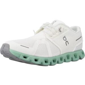 ❤️ ON Cloud 5 White and Mint Running Shoes